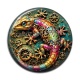 Cabochon Résine - Steampunk salamandre 