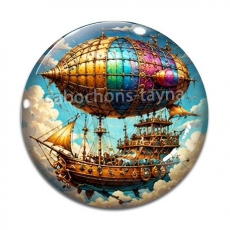 Cabochon Verre - Steampunk