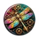 Cabochon Résine - Steampunk libellule