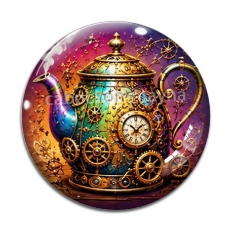 Cabochon Verre - Steampunk