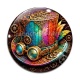 Cabochon Verre - Steampunk chapeau