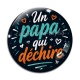 Cabochon Verre - un papa qui déchire