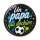 Cabochon Résine - un papa qui déchire