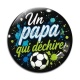 Cabochon Verre - un papa qui déchire