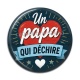 Cabochon Résine - un papa qui déchire
