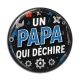 Cabochon Résine - un papa qui déchire