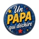 Cabochon Résine - un papa qui déchire