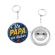 Porte clés décapsuleur - un papa qui déchire