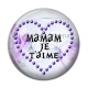 Cabochon Résine - maman je t'aime