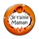 Cabochon Verre - maman je t'aime