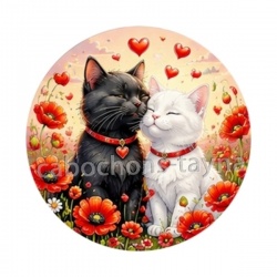 chat coquelicot