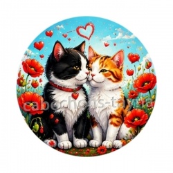 chat coquelicot
