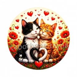 chat coquelicot