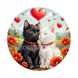 chat coquelicot