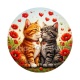chat coquelicot
