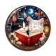 Cabochon Résine - chat livre