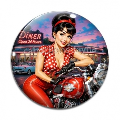 Cabochon Verre - pin up