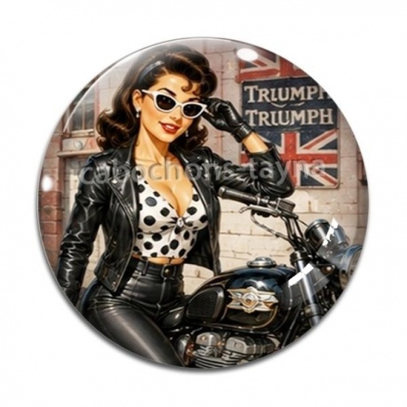 Cabochon Verre - pin up