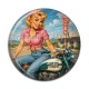 Cabochon Résine - pin up