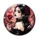 Cabochon Verre - femme gothique