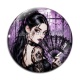 Cabochon Verre - femme gothique
