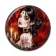 Cabochon Résine - femme gothique
