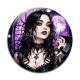 Cabochon Verre - femme gothique