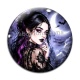 Cabochon Verre - femme gothique