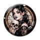 Cabochon Verre - femme gothique