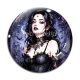 Cabochon Verre - femme gothique