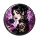 Cabochon Résine - femme gothique