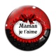 Cabochon Verre - maman je t'aime