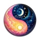 Cabochon Résine - yin yang