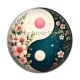 Cabochon Résine - yin yang 