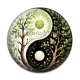 Cabochon Résine - yin yang 