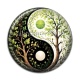 Cabochon Résine - yin yang 