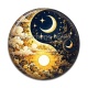 Cabochon Résine - yin yang 