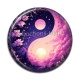 Cabochon Résine - yin yang 