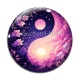 Cabochon Verre - yin yang 