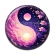 Cabochon Résine - yin yang 