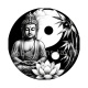 bouddha méditation yin yang 