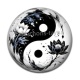 Cabochon Résine -  yin yang 