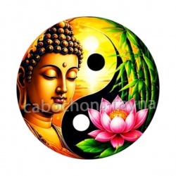 bouddha méditation yin yang 