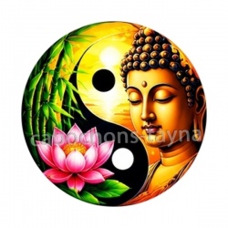 bouddha méditation yin yang 