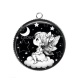 Pendentif Cabochon Argent - petite fée