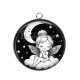 Pendentif Cabochon Argent - petite fée