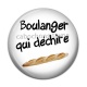 Cabochon Résine - boulanger qui déchire