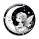 Cabochon Verre - petite fée