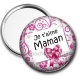 Miroir de poche - maman je t'aime