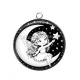 Pendentif Cabochon Argent - petite fée